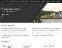 Tablet Screenshot of pdmtechinc.com